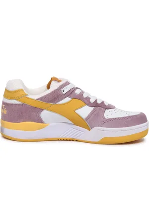 Diadora Sko, Dame, Flerfarvet, 38 EU, Violet Dawn Stonewashed Heritage Sneakers