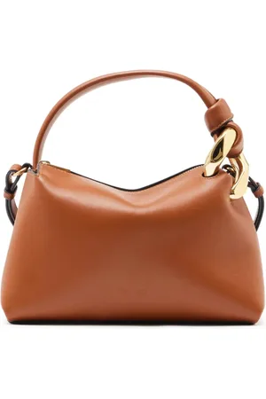 J.W.Anderson Taske, Dame, Brun, ONE SIZE, Læder, Cognac Brun Læder Top Håndtag Taske