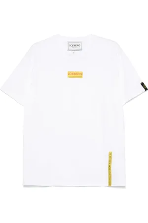 Iceberg Top, Herre, Hvid, 2XL, Bomuld, Crew Neck T-shirt
