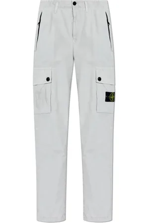 Stone Island Bukser, Herre, Grå, W31, Bomuld, Bukser type fragt