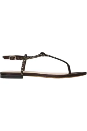 Twin-Set Sko, Dame, Brun, 39 EU, Brune Sandaler til Kvinder