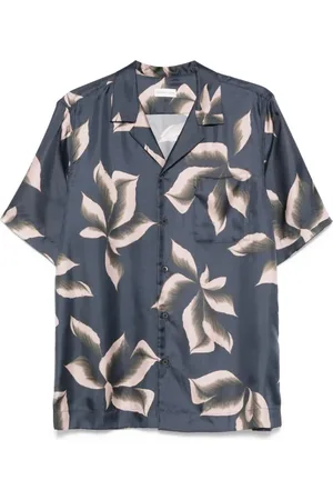 DRIES VAN NOTEN Skjorte, Herre, Blå, S, Button-Up Skjorte med Lomme