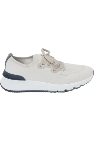 Brunello Cucinelli Sko, Herre, , 46 EU, Uld, Uld Jacquard Sneakers