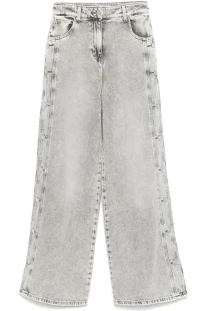 IRO Jeans, Dame, Grå, S, Bomuld, Lysegrå Klassiske Jeans med Fem Lommer