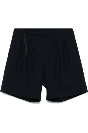 Seven Gauge Shorts, Herre, Blå, S, Marineblå Lynlås Spænde Jakke