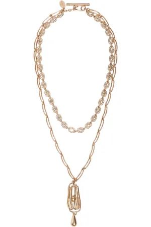 Max Mara Tilbehør, Dame, Gul, ONE SIZE, Gylden Bijoux Oprindelse Smykker