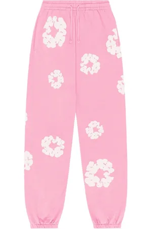 DENIM TEARS Bukser, Herre, Lyserød, M, Bomuld, Bomuldskrans Joggers
