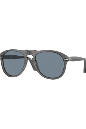 Persol Tilbehør, Herre, Grå, 54 MM, Mænds Øjne Forår/Sommer Kollektion Polyamid