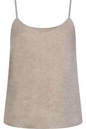 PESERICO SIGN Top, Dame, , M, Linned, Linnedtop med tynde stropper