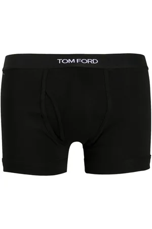 Tom Ford Undertøj, Herre, Sort, 2XL, Bomuld, Logo Waistband Boxers