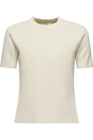 Max Mara Top, Dame, , M, Uld, Stilfulde T-shirts og Polos af Segal