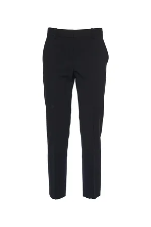 THEORY Bukser, Dame, Sort, 2XS, Uld, Sort Uld Slim Fit Bukser