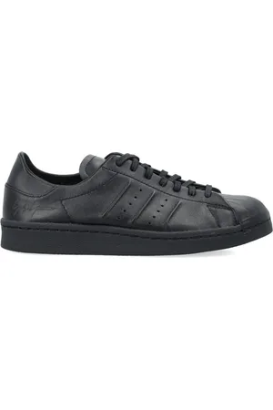 Y-3 Sko, Herre, Sort, 38 1/2 EU, Læder, Superstar Sneakers