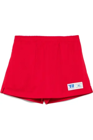 Alexander Wang Shorts, Dame, Rød, S, Rød Elastisk Talje Nederdel
