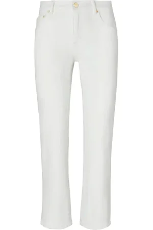 Tory Burch Jeans, Dame, Hvid, W26, Denim, Flared Denim Jeans