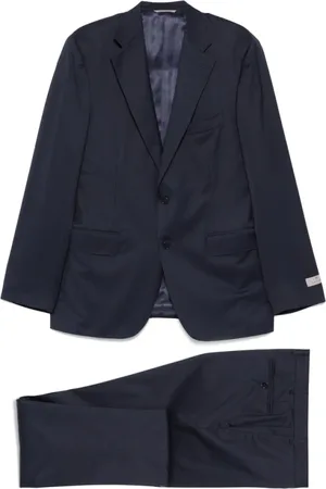 CANALI Jakkesæt, Herre, Blå, 2XL, Navy Suit Jacket