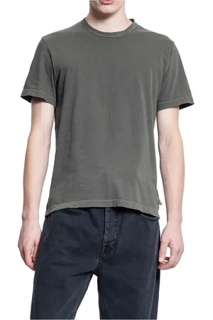 James Perse Top, Herre, Grøn, XL, Bomuld, Pigment Soft Cotton Crew Neck Shirt