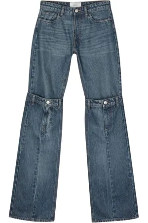 COPERNI Jeans, Dame, Blå, M, Bomuld, Wide Jeans