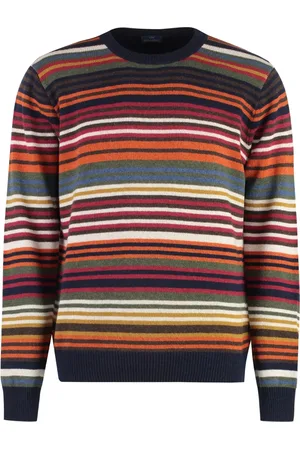 Paul & Shark Strik, Herre, Blå, 3XL, Uld, Re-Wool Sweater