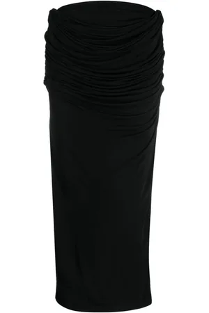 Paris Georgia Nederdel, Dame, Sort, XS, Midi Skirts