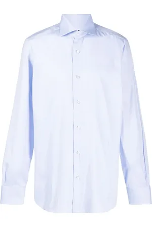 BARBA Skjorte, Herre, Blå, 5XL, Formal Bluser