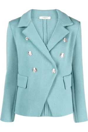 CHARLOTT Jakke, Dame, Blå, S, Uld, Blazers