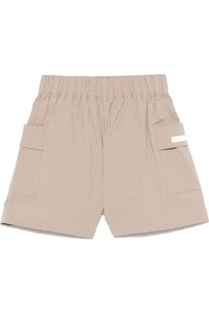 EA7 Shorts, Dame, , S, Uld, Ørkenrot Brun Elastiske Shorts