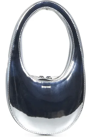 COPERNI Taske, Dame, Flerfarvet, ONE SIZE, Uld, Sølv Skuldertaske med Mini Swipe Design