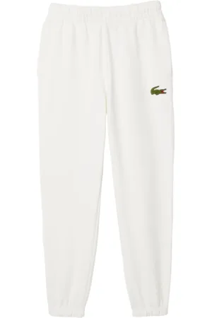 Lacoste Bukser, Herre, Hvid, L, Uld, Hvide Stilfulde Bukser