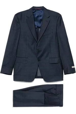 CANALI Jakkesæt, Herre, Blå, 3XL, Blå Oxford Stil Dragt