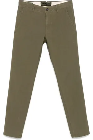 Incotex Bukser, Herre, Grøn, W32, Olivengrønne Jeans med Lommer