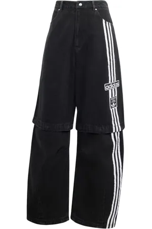 adidas Jeans, Dame, Sort, W29, Retro Tear-Away Sweatpants