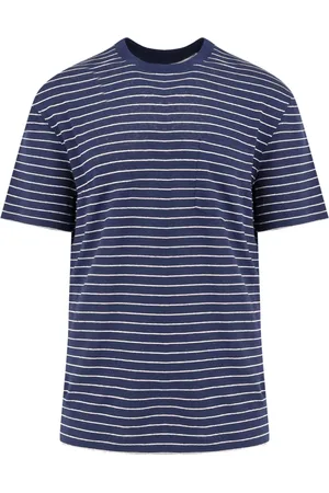 Brunello Cucinelli Top, Herre, Blå, M, Blå T-shirts og Polos Girocollo
