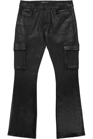 Purple Brand Jeans, Herre, Sort, W32, Sort Cargo Jeans med Klassisk Stil