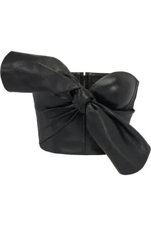 Alexander McQueen Top, Dame, Sort, S, Uld, Ærmeløse toppe