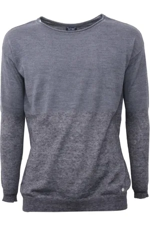 Emporio Armani Strik, Dame, Grå, XS, Uld, Mørkegrå Uldtrøje