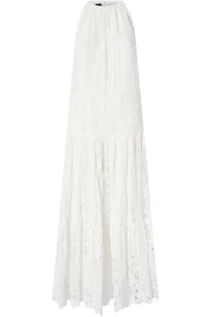 Pinko Kjole, Dame, Hvid, M, Elegant Hvid Kjole til Kvinder
