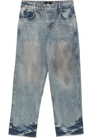 Represent Jeans, Herre, Blå, W34, Denim, Blå Denim Klassiske Fem-Lomme Jeans