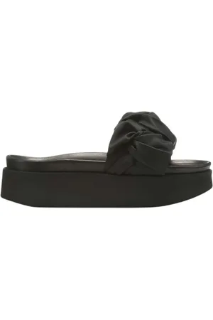 INUIKII Sko, Dame, Sort, 37 EU, Uld, Stilfulde sommersliders