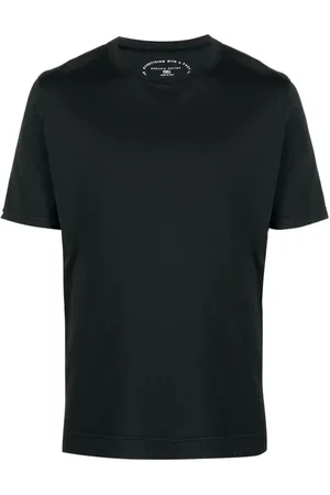 FEDELI Top, Herre, Sort, 4XL, Uld, Extreme Jersey T-Shirt