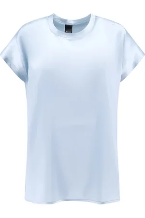 Pinko Top, Dame, Blå, XL, Blå T-shirts og Polos
