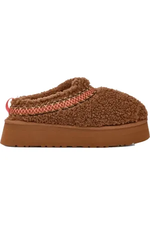 UGG Sko, Dame, Brun, 37 EU, Uld, Flet Heritage Slipper Elegant Komfort