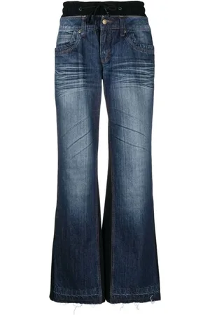 GUDU Jeans, Dame, Blå, XS, Bomuld, Flared Jeans