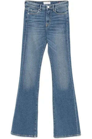 Pinko Jeans, Dame, Blå, W27, Bomuld, Boot-cut Jeans