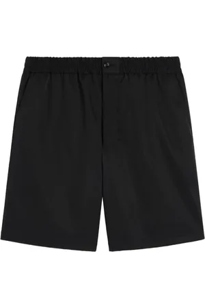 Ami Shorts, Herre, Sort, S, Uld, Sort Vandafvisende Knappes Front Shorts