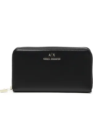 Armani Exchange Tilbehør, Dame, Sort, ONE SIZE, Sort Pung med Lynlås