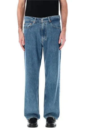 OUR LEGACY Jeans, Herre, Blå, W33, Denim, Third Cut Tech Wash Denim