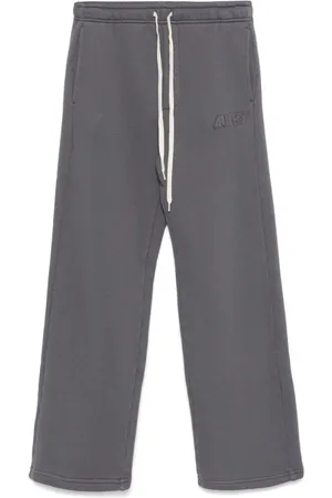 Autry Bukser, Dame, Grå, XS, Bomuld, Antracitgrå shorts med elastisk snøre i taljen