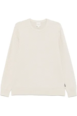 Calvin Klein Strik, Herre, , XL, Ribstrikket Crew Neck Sweater
