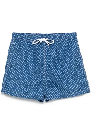 FEDELI Badetøj, Herre, Blå, 2XL, Polyester, Navy Badeshorts med snøre